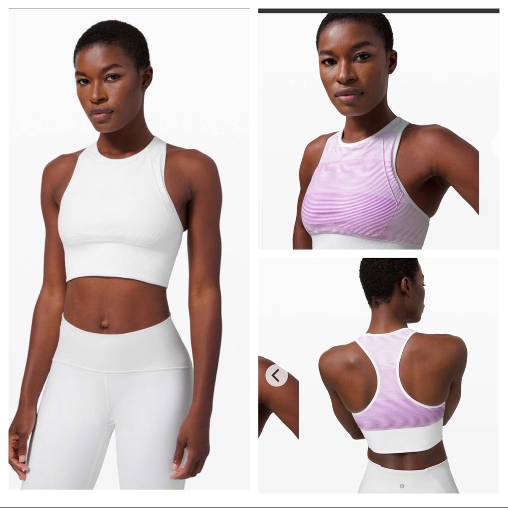 Lululemon Ebb to Train Sun white/pink size 6